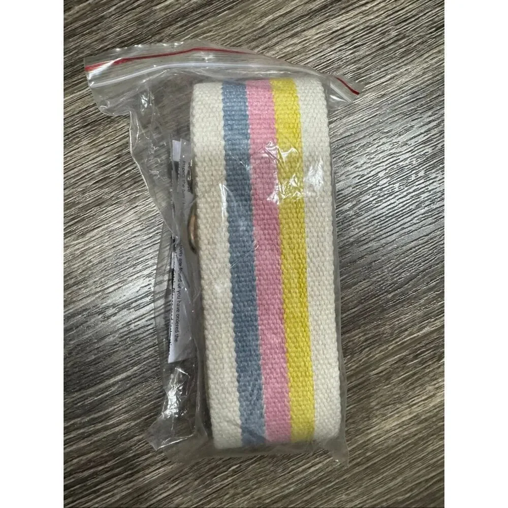 New Sammons Preston Rainbow Striped Gait Belt with Buckle 60